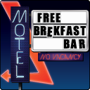 Congratulations, You were able to rent a room in 5 motels! Breakfast