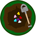 A hole in the backyard is a fine enough place to hide your precious jewels. Now just to remember where you buried them... Hidden Hole