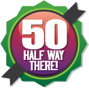 Level 50? That takes alot of work. Keep it up, you're halfway there! Over The Hill